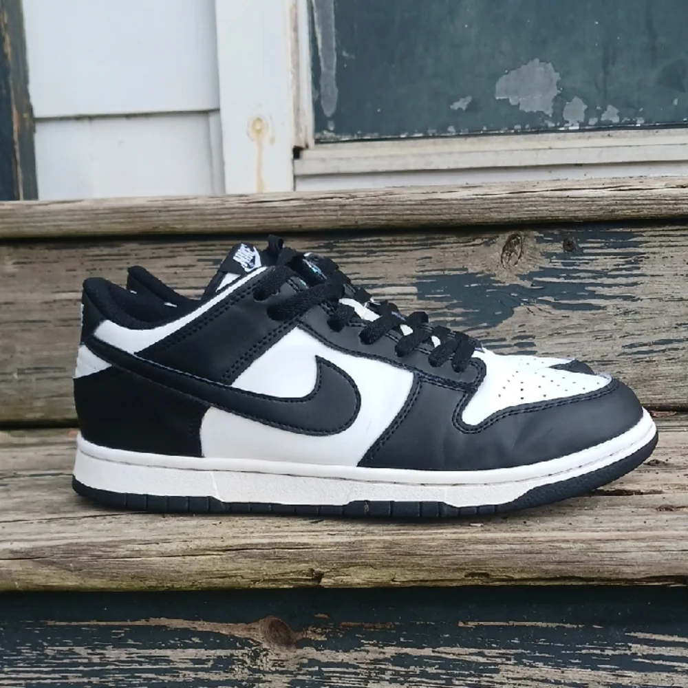 Nike Panda Dunk Black and White Low-Top Sneakers - Picture 1 of 6